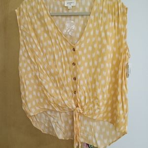 Everly brand tie top